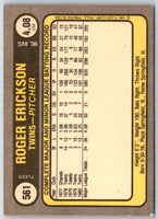 1981 Fleer Roger Erickson #561