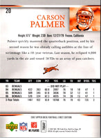 2007 Upper Deck First Edition Carson Palmer #20