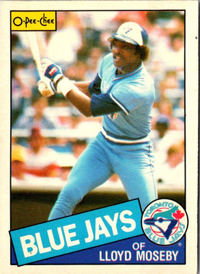 1985 O-Pee-Chee Lloyd Moseby #77