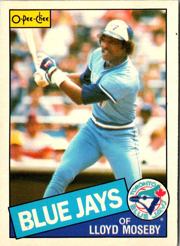 1985 O-Pee-Chee Lloyd Moseby #77