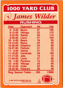 1986 Topps 1000 Yard Club James Wilder