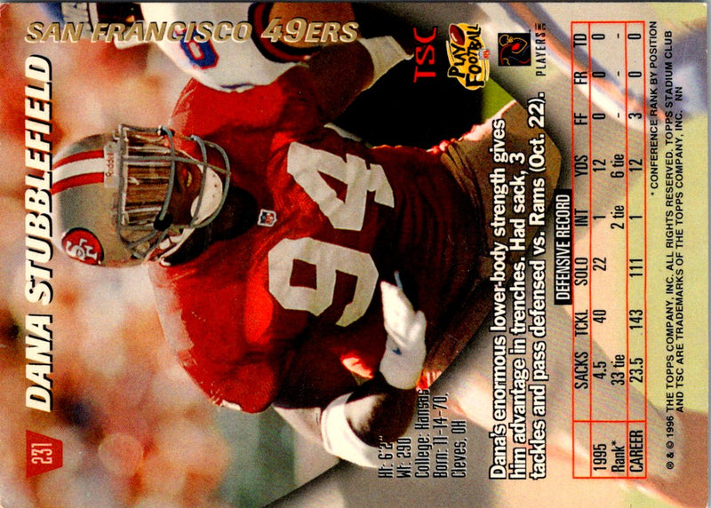 1996 Stadium Club Dana Stubblefield