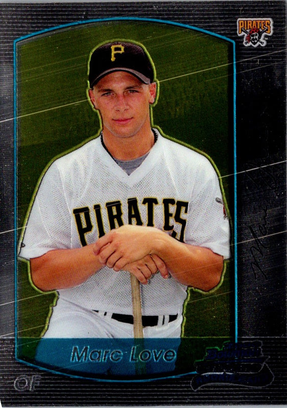 2000 Bowman Draft Picks & Prospects Chrome Marc Love #101 Rookie