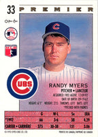 1993 O-Pee-Chee Premier Randy Myers #33