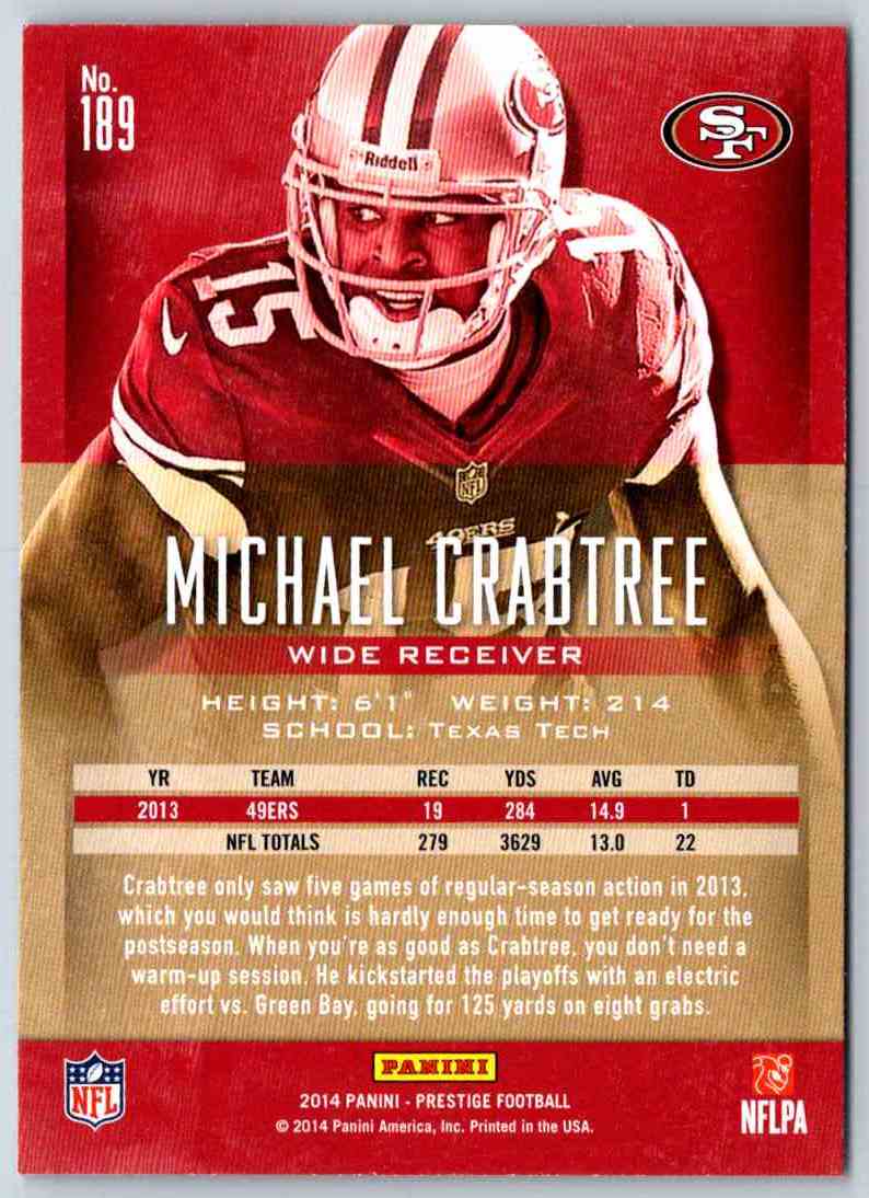 2014 Prestige Michael Crabtree