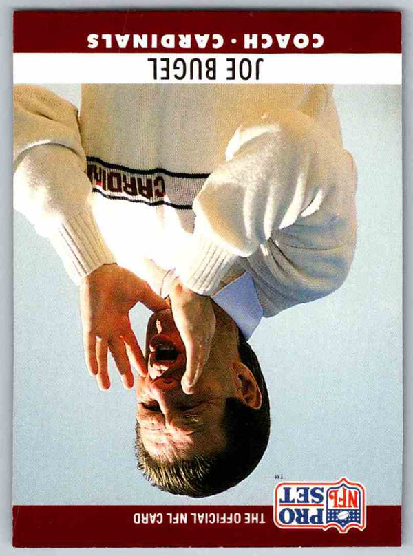 1990 Pro Set Joe Bugel #265