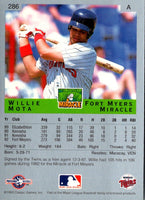 1993 Classic Best Willie Mota #286