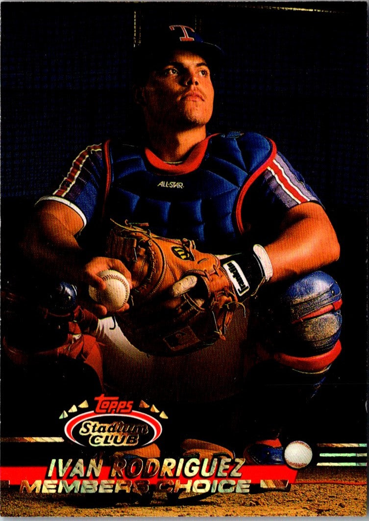 1993 Stadium Club Ivan Rodriguez