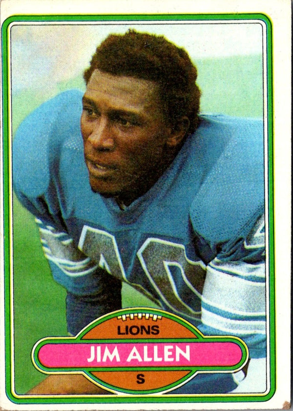 1980 Topps Jim Allen #409