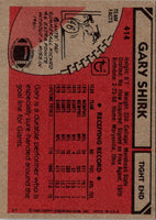1980 Topps Gary Shirk #414