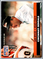 1991 Pro Set Sam Wyche #117