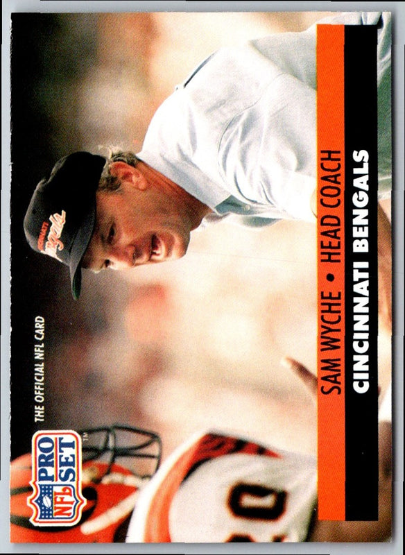 1991 Pro Set Sam Wyche #117