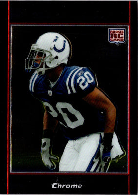 2007 Bowman Chrome Daymeion Hughes #BC37 Rookie