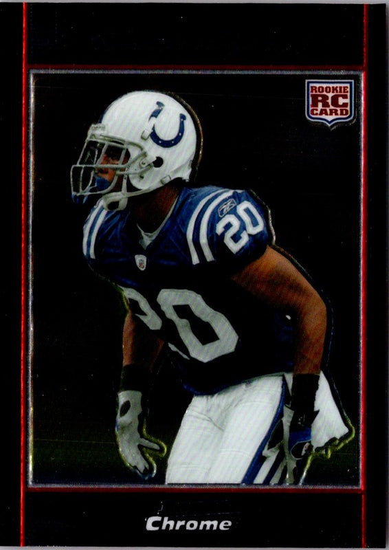 2007 Bowman Chrome Daymeion Hughes #BC37 Rookie