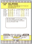 1989 Fleer Hal Morris