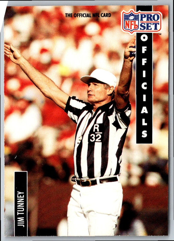 1991 Pro Set Jim Tunney #355