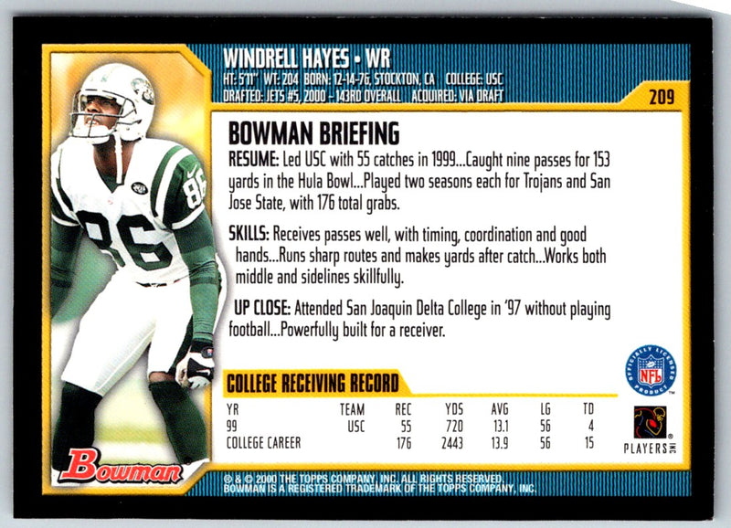 2000 Bowman Windrell Hayes