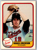 1981 Fleer Roger Erickson