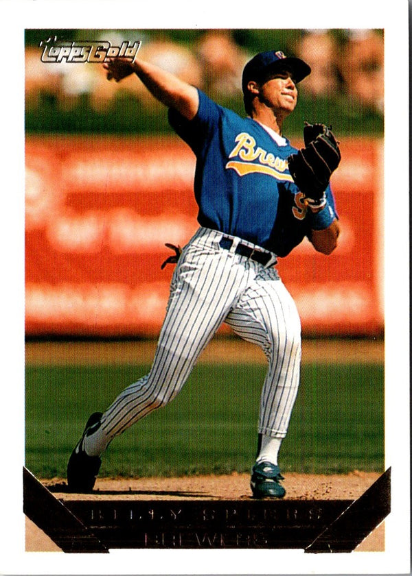 1993 Topps Gold Bill Spiers #619