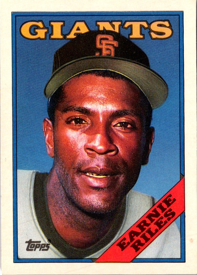 1988 Topps Traded Earnie Riles