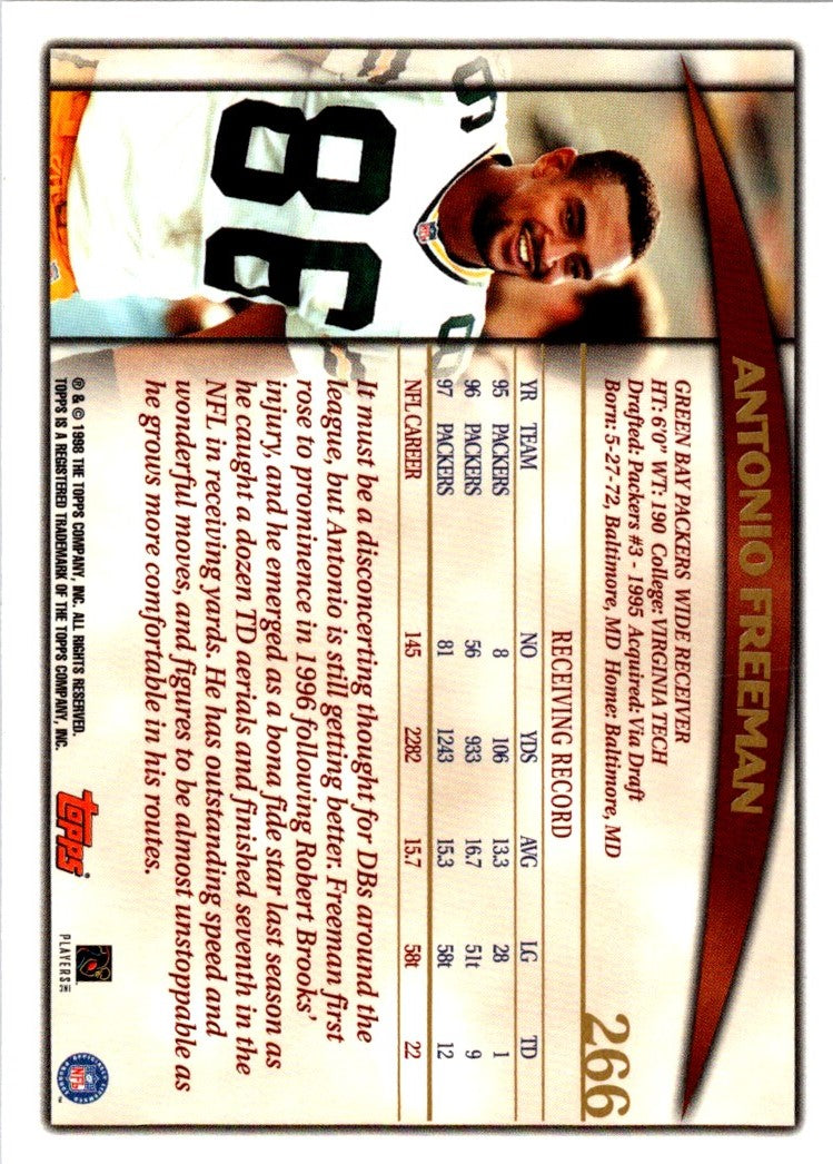 1998 Topps Antonio Freeman
