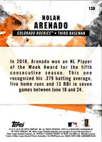 2019 Topps Fire Nolan Arenado #130