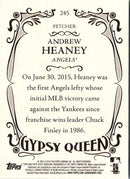 2016 Topps Gypsy Queen Andrew Heaney