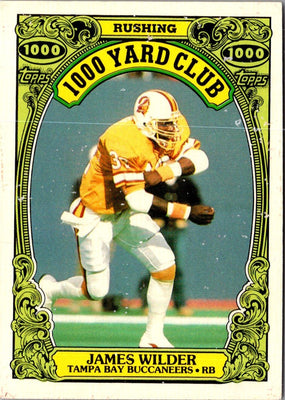 1986 Topps 1000 Yard Club James Wilder #7