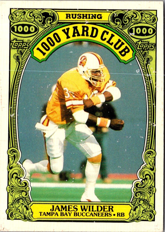 1986 Topps 1000 Yard Club James Wilder #7