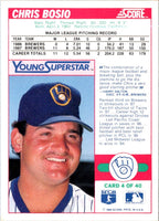 1988 Score Young Superstars I Chris Bosio #4