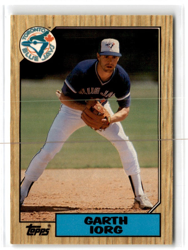 1987 Topps Tiffany Garth Iorg #751