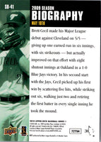 2010 Upper Deck Season Biography Brett Cecil #SB-41