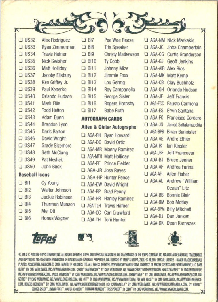 1993 Fleer Excel Checklist