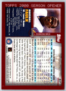 2000 Topps Season Opener Marshall Faulk