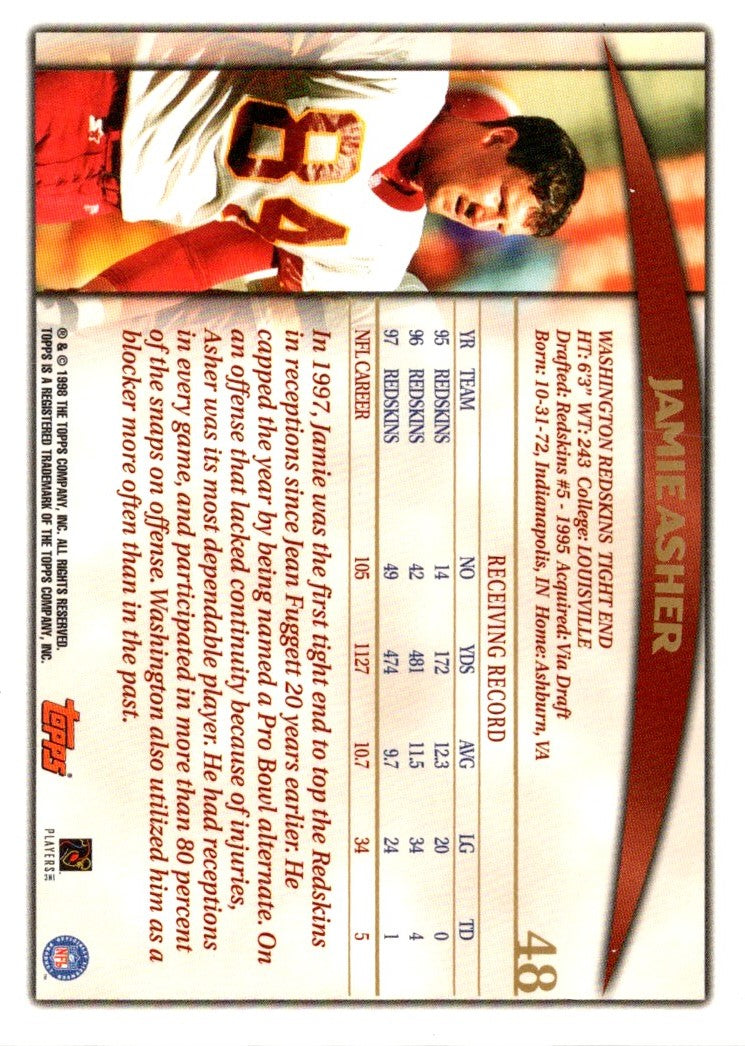1998 Topps Jamie Asher