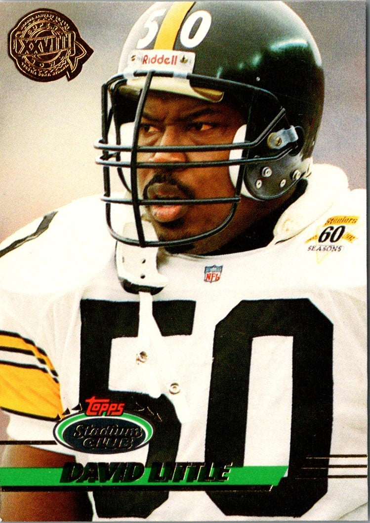 1993 Stadium Club Super Teams Bowl David Little