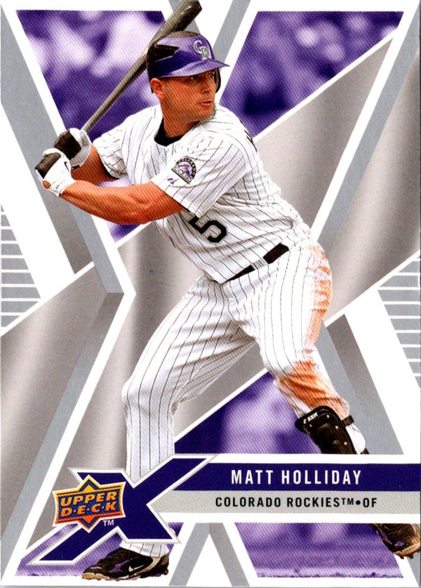 2008 Upper Deck X Matt Holliday #37