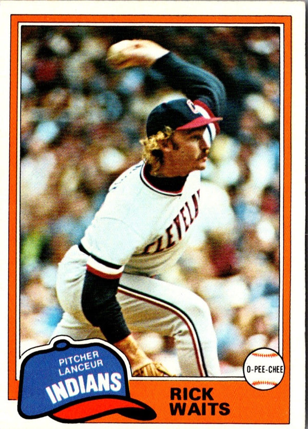 1981 O-Pee-Chee Rick Waits #258