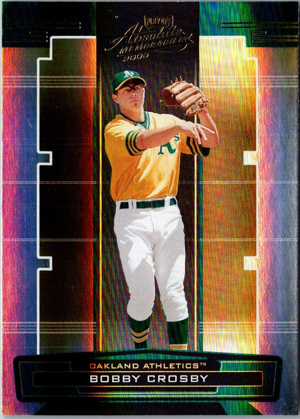 2005 Playoff Absolute Memorabilia Bobby Crosby #95