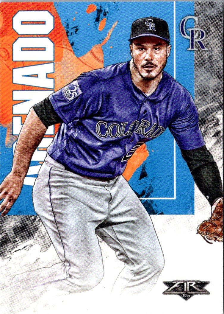 2019 Topps Fire Nolan Arenado