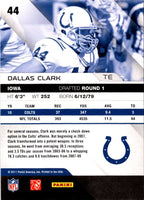 2011 Panini Absolute Memorabilia Dallas Clark #44
