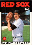 1986 Topps Traded Sammy Stewart