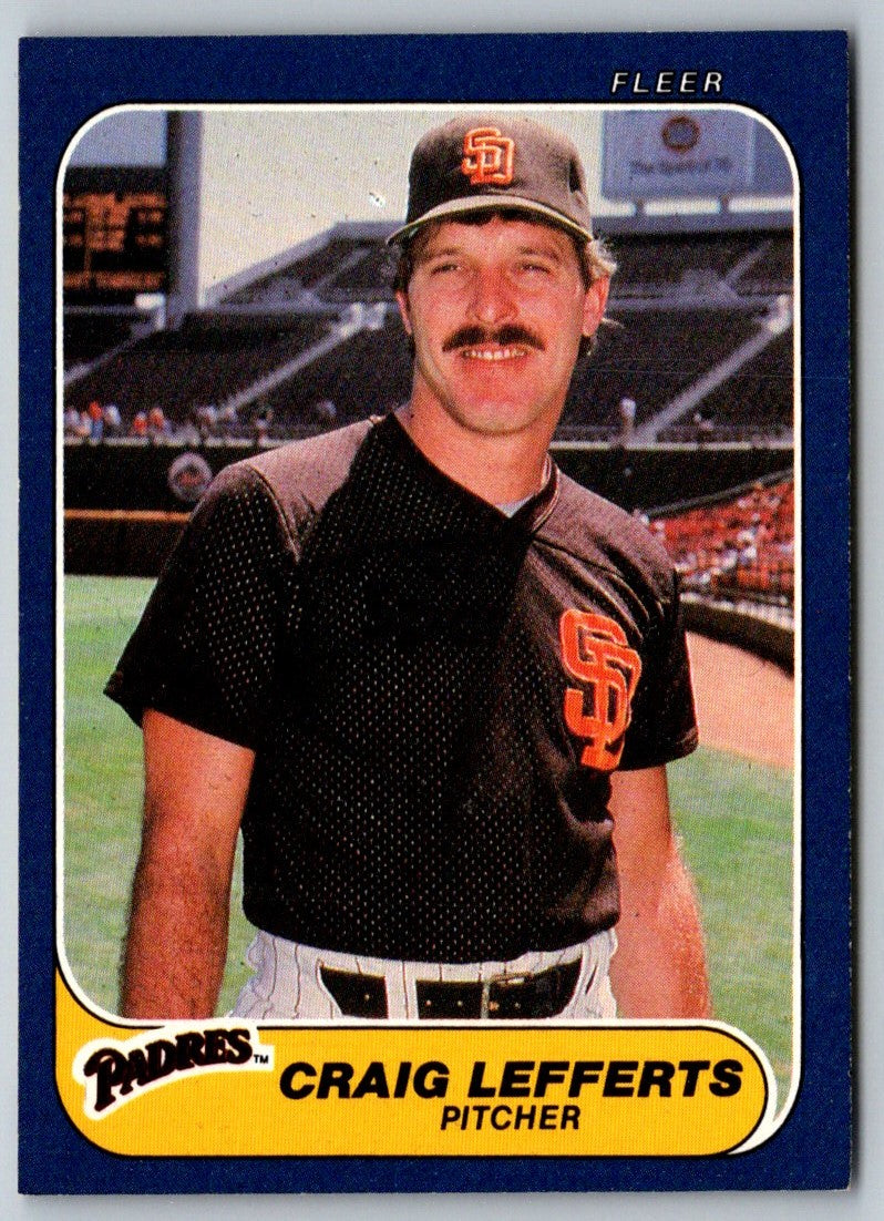 1986 Fleer Craig Lefferts