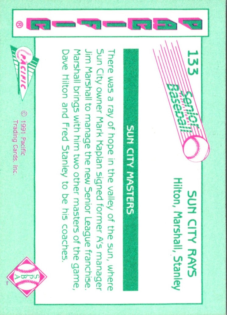 1991 Pacific Senior League Dave Hilton/Jim Marshall/Fred Stanley