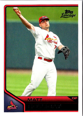 2011 Topps Lineage Matt Holliday #9