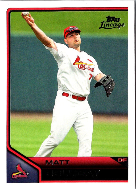2011 Topps Lineage Matt Holliday #9