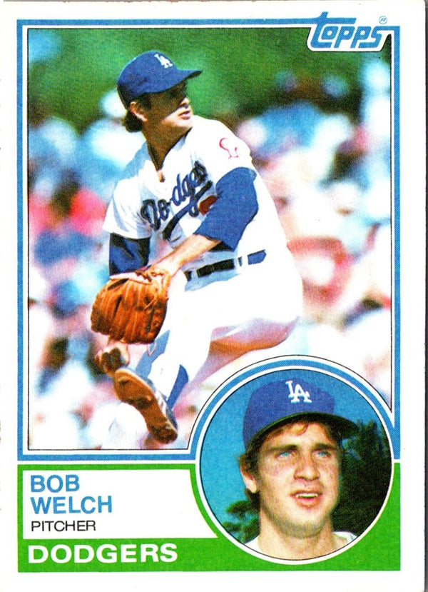 1983 Topps Bob Welch #454