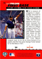1995 Collector's Choice Cecil Fielder #51 Silver Signature