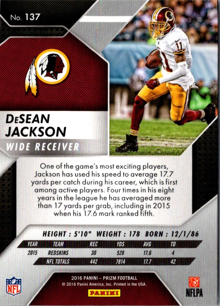 2016 Panini Prizm DeSean Jackson