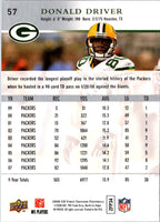 2008 Upper Deck First Edition Donald Driver #57